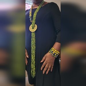 Beaded scarf Necklace